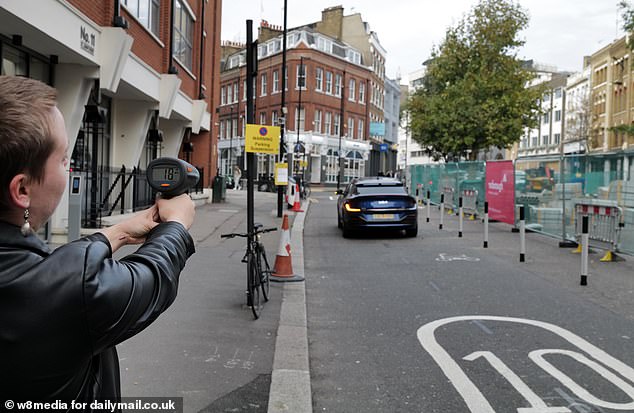 The Mail found that not a single vehicle that passed by stuck to the 10mph speed limit