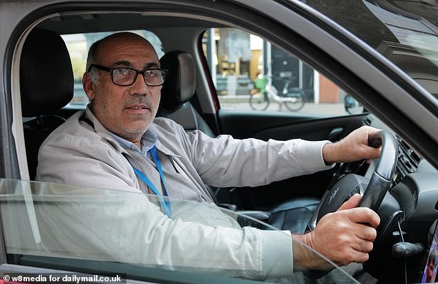 Cab driver Jahid Cahit, 68, said he could be forced to quit his job as a minicab driver after 18 years due to lower speed limits and traffic calming measures