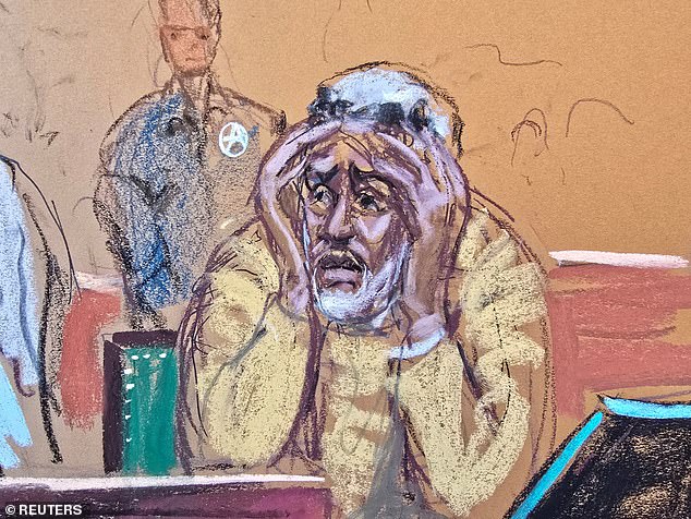 Sean 'Diddy' Combs, crying as his children spoke at his sentencing hearing, is due for release in early May 2028