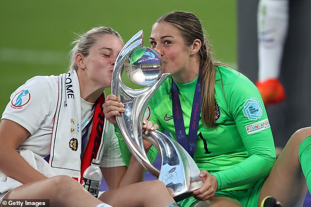 Earps was a key member of the Lionesses' European Championship winning side in 2022