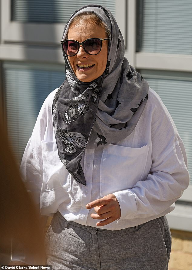 Pauline Al Said pictured outside Salisbury Law Courts