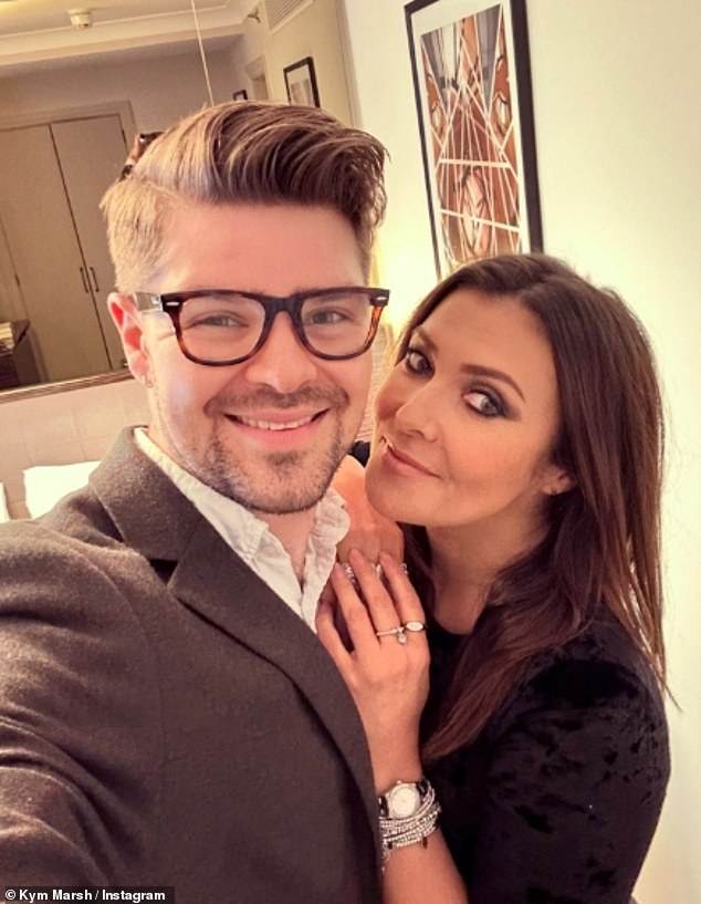 Kym ended her romance with ex Samuel before Christmas, after the pair finished touring with the show 101 Dalmatians: The Musical  (pictured toether)