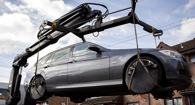 When the Daily Mail approached TfL, it was happy to provide images of cars its bailiffs had taken