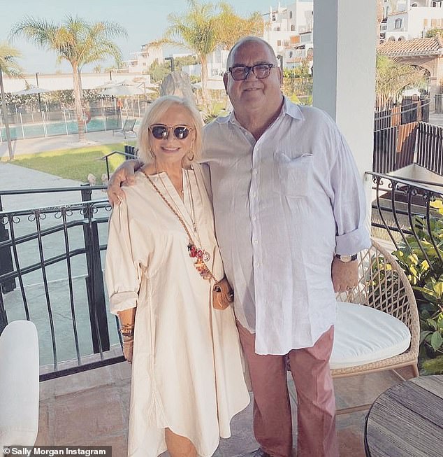 Sally sadly lost her husband John in September 2021 following a short battle with coronavirus and she said it brings her comfort to imagine where his spirit is now