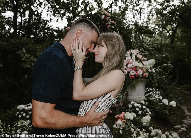 Taylor announced her engagement to NFL star Kelce in late August
