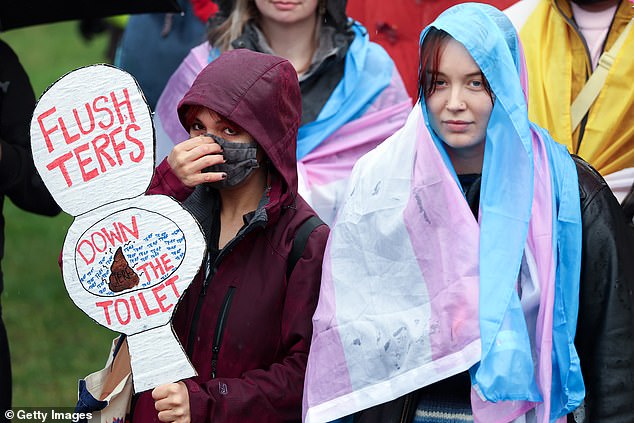 Further afield in Edinburgh protest have been organised by women's group Women Won't Wheesht, with counter demonstrations led by Resisting Transphobia in Edinburgh (RTiE)