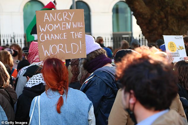 In London today, Grassroots Women began in Parliament Square before ending in Richmond Terrace while Trans Kids Deserve Better organised a protest in Embankment Gardens