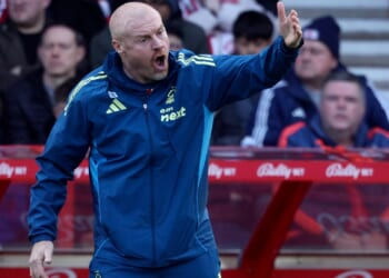 ‘That’s got to be wrong’ – Raging Sean Dyche slams officials after controversial decision cost Forest win vs Man Utd