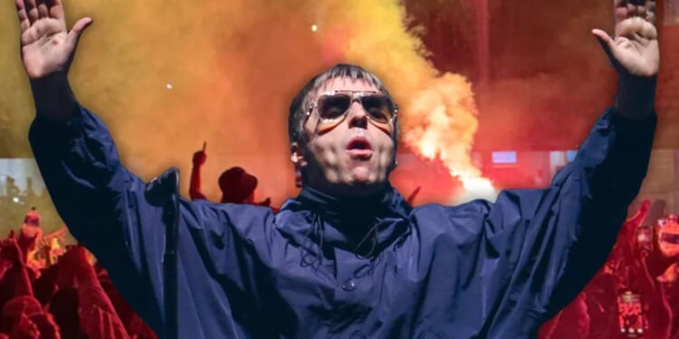 Furious Liam Gallagher lets rip at fan who fired flare into crowd during Oasis concert