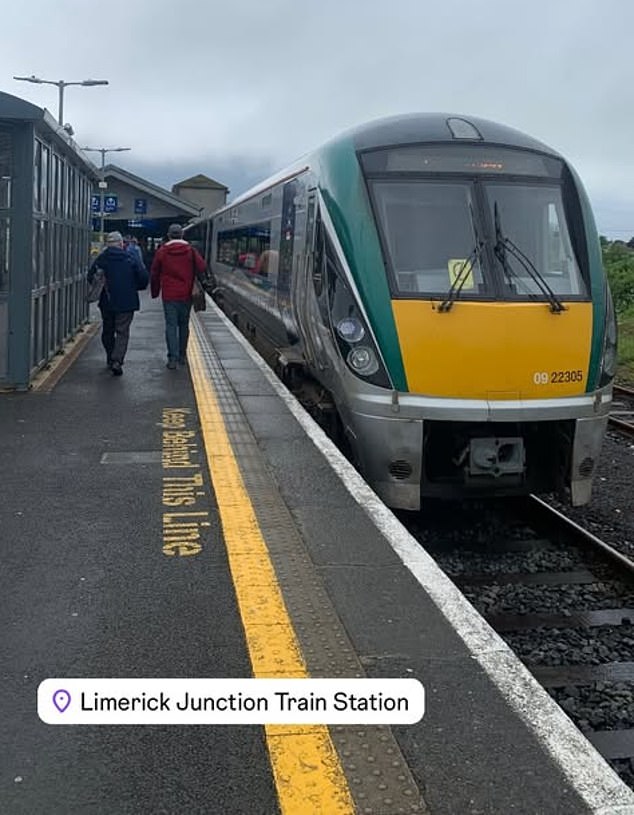 Micael also shared images from his travels to Limerick before flying to London from Shannon