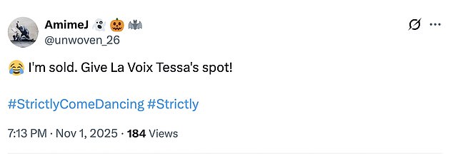 Following her hilarious takeover, fans flocked to X (formerly Twitter) to praise the performer, with many calling for her to become one of the show's new presenters