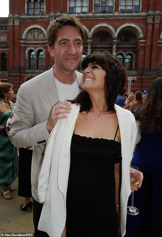 Ahead of their silver wedding anniversary, Claudia opened up about the pair's longstanding romance as she admitted she was 'incredibly lucky' (seen in 2017)