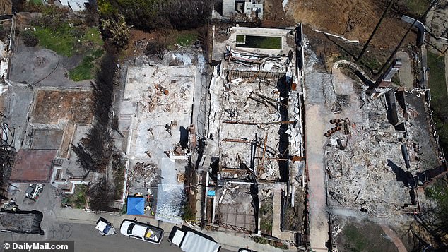 The Oscar-winning actor, 87, is said to be asking $6.4 million (£5.1 million) for the two adjoining plots, which were ravaged in the blaze