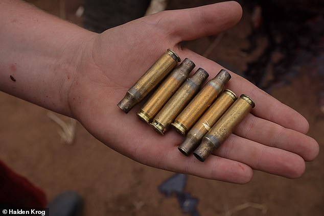 Rifle shells are gathered afterwards so an accurate record of how many shots were fired during the culling