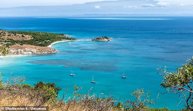 The island in Far North Queensland was the first stop of a 60-day circumnavigation of Australia