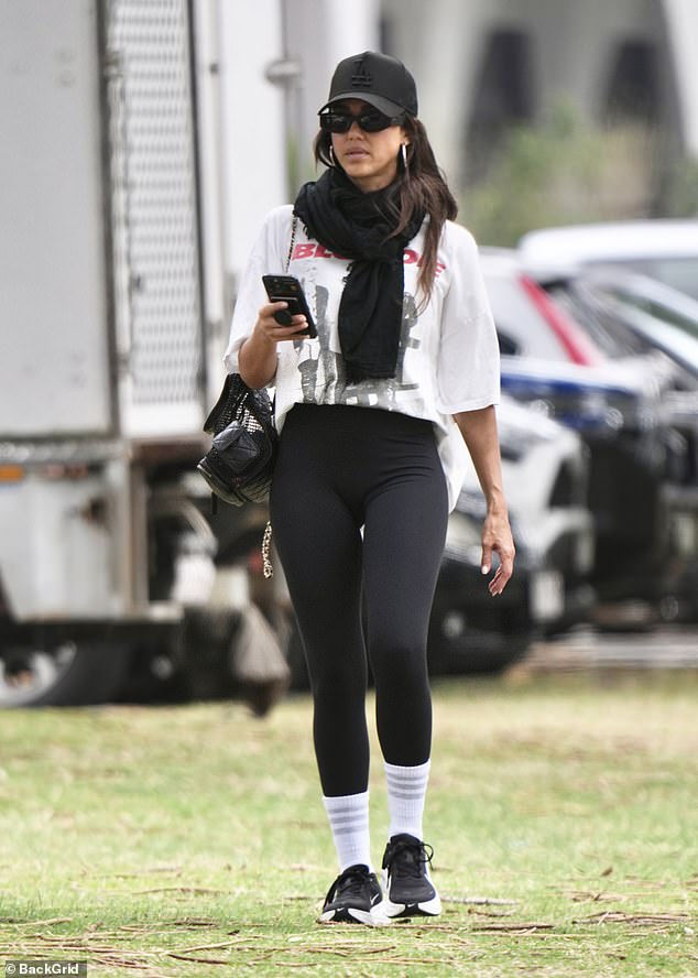 Her younger boyfriend Danny Ramirez recently joined her in Australia