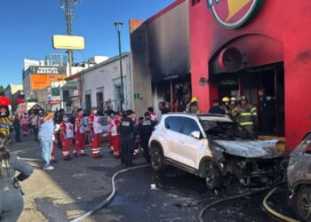 Children among 23 dead after blast rips through supermarket in Mexico as millions celebrate 'Day of the Dead'