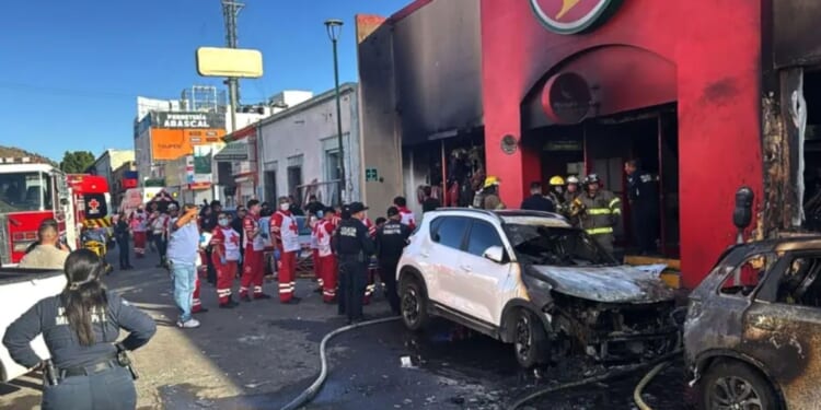 Children among 23 dead after blast rips through supermarket in Mexico as millions celebrate 'Day of the Dead'