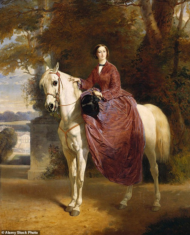 Eugenie, Empress of the French by Edouard Boutibonne, one of the painting believed to be removed from the Royal Lodge in a final humiliation for Andrew