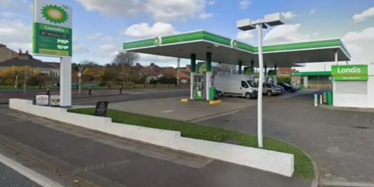Man and woman dead as car crashes off road and into petrol station in early hours