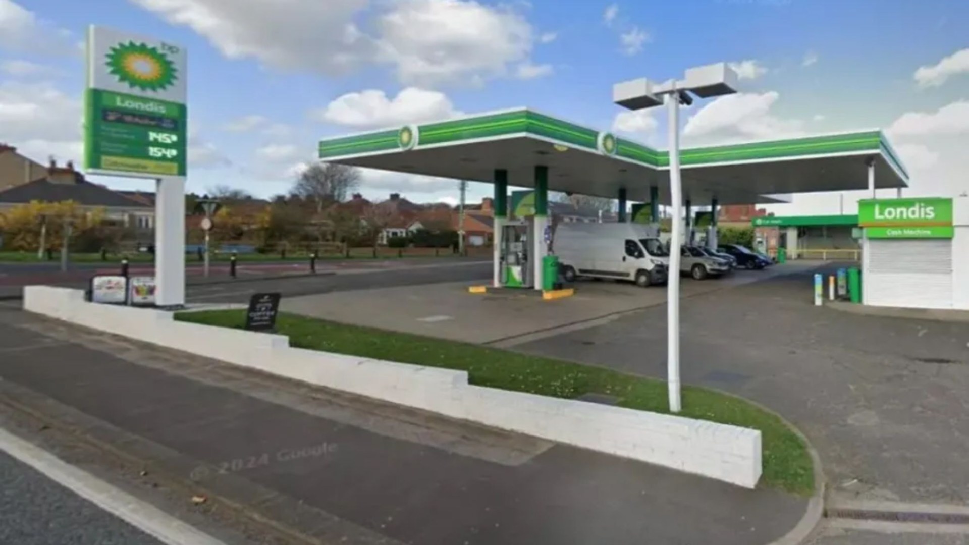 Man and woman dead as car crashes off road and into petrol station in early hours