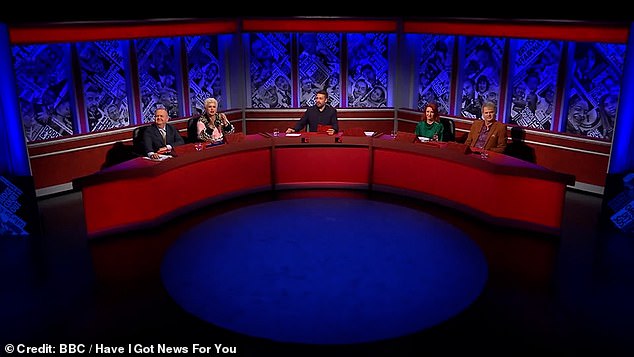 Mr Manford was appearing on the political satire show alongside regular panelists Paul Merton and Ian Hislop as well as fellow guests comedian Laura Smyth and former Transport Secretary Louise Haigh