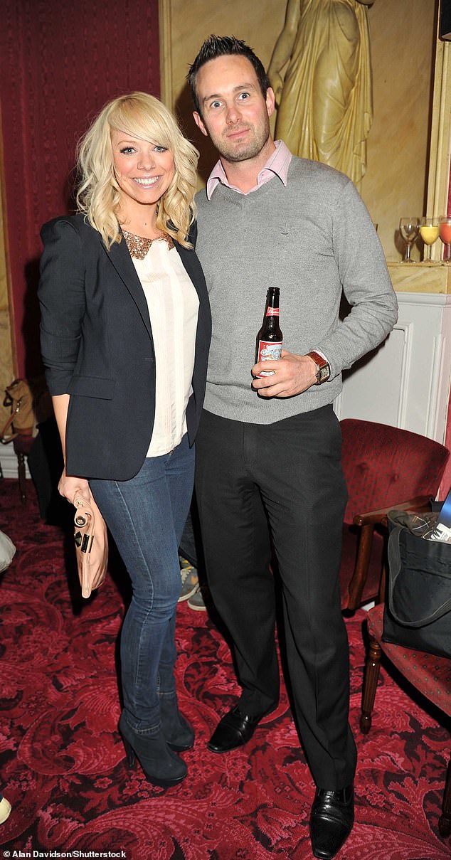 After Lee, she had a long-term partner in Harlequins rugby star Ryan O'Neill. They were together for two years before their split in 2014 (pictured in 2012)