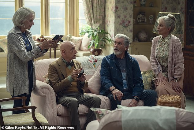 Stars of the recent Netflix adaptation of Richard Osman's Thursday Murder Club series include (left to right) Dame Helen Mirren, Sir Ben Kingsley, Pierce Brosnan and Celia Imrie