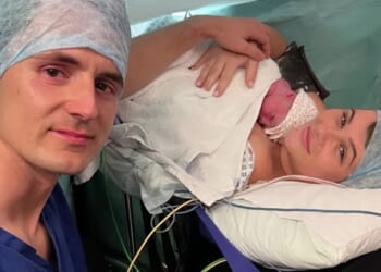 Love Island's Shaughna Phillips gives birth to her second child with jailbird boyfriend by her side