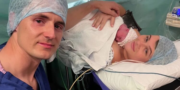 Love Island's Shaughna Phillips gives birth to her second child with jailbird boyfriend by her side