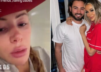 Olivia Attwood makes fun of being childless after marriage woes as she celebrates Love Island pal giving birth