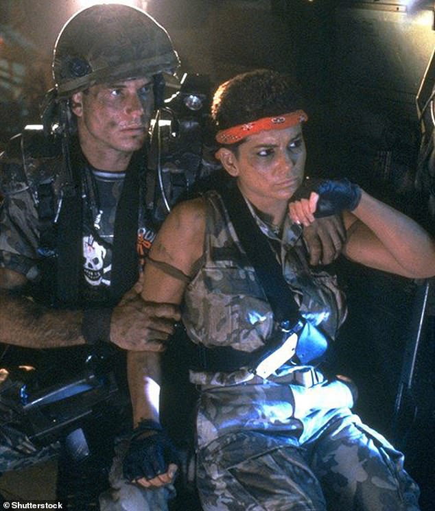 Jenette Goldstein, 65, is best known for being the confident and tough space Marine, Private Vasquez in James Cameron's blockbuster sequel hit Aliens