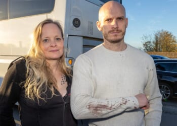 I came face-to-face with 'possessed' train knifeman