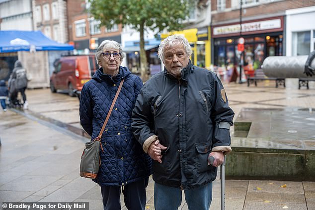 John Stevens, 74 and his wife, Trish, 70, both disagreed saying it 'feels like a wasted chance to actually make a difference'
