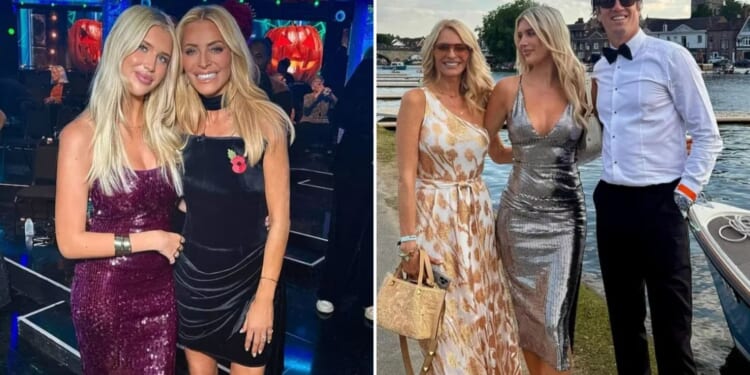 Tess Daly poses beside stunning daughter Phoebe, 21, in Strictly studio and pays sweet tribute after Halloween special