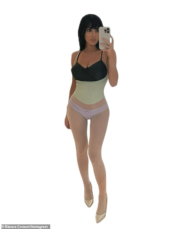 All of the bras Censori modeled looked a tad on the retro matronly side, but her options are considerably limited with an alleged 32G cup size