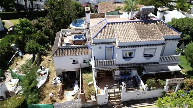 The home the couple bought in Estepona on Spain¿s Costa del Sol