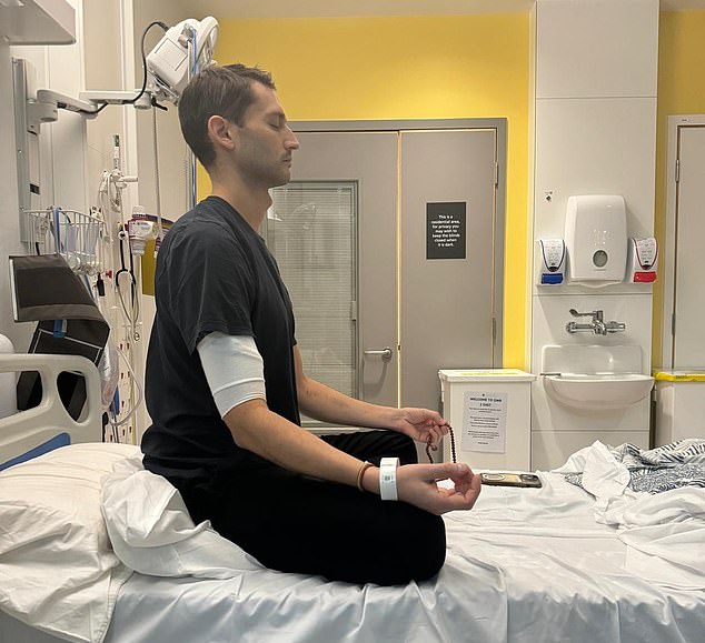 Asked how he felt after discovering the cancer had returned, Mr Hettmann said: 'I think I truly felt anger for the first time. Until now I was just somebody who said "ok, it is what it is"'