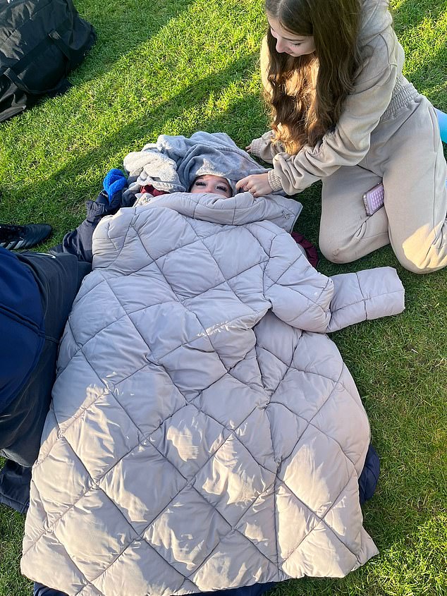 Brooke Paterson, 19, waited five hours on the pitch for an ambulance to arrive after suffering a double leg break