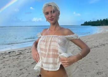 Stunning nepo baby Iris Law beams with joy under rainbow as she prepares to celebrate landmark birthday