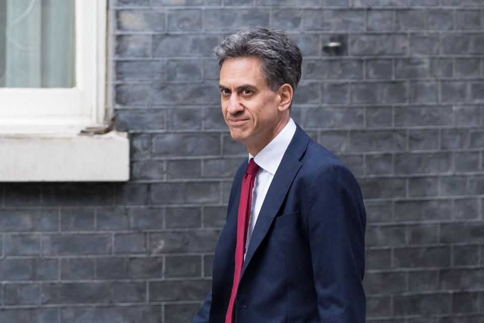 Secretary of State for Energy Security and Net Zero ED MILIBAND attends a Cabinet meeting.