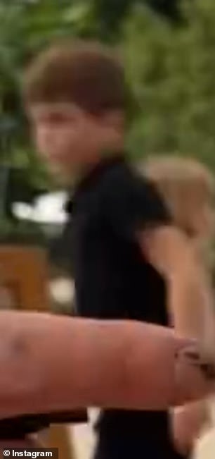 Princess Lilibet was filmed alongside her brother, Prince Archie (pictured), six, and their parents Prince Harry and Meghan at a pumpkin patch at Lane Farms in Santa Barbara, in a video shared to the Duchess of Sussex 's Instagram this weekend