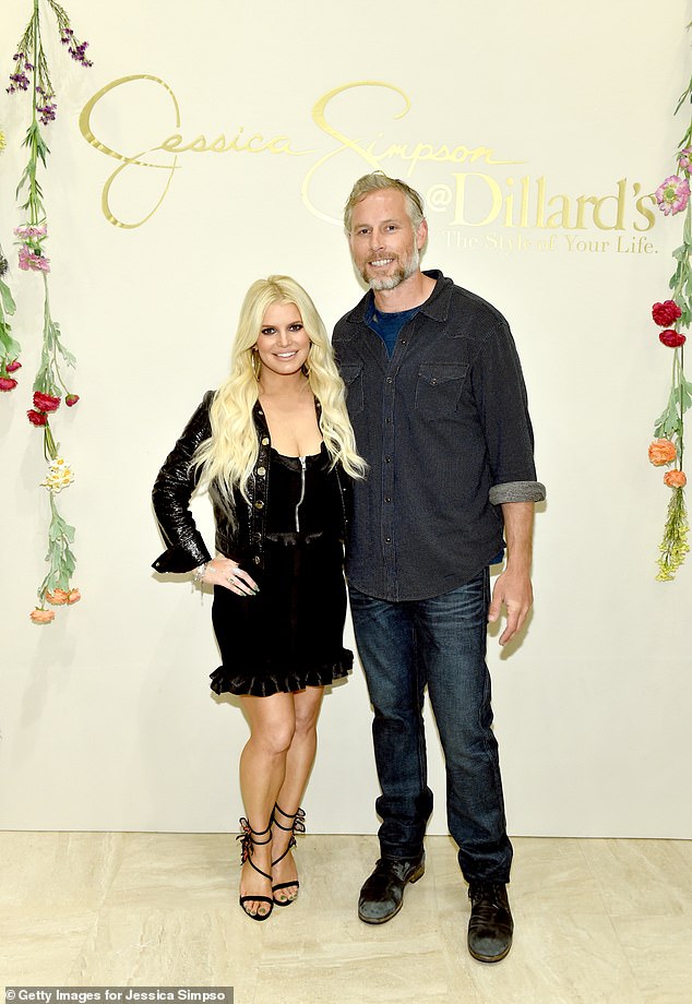 Simpson, who announced her separation from husband Eric Johnson in January, has been open about how sobriety has been key to unlocking her creativity again; seen in 2018