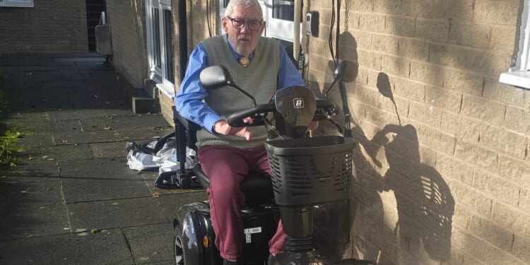 RAF veteran, 90, threatened with eviction from flat after motorised scooter is deemed a fire risk by jobsworth landlord