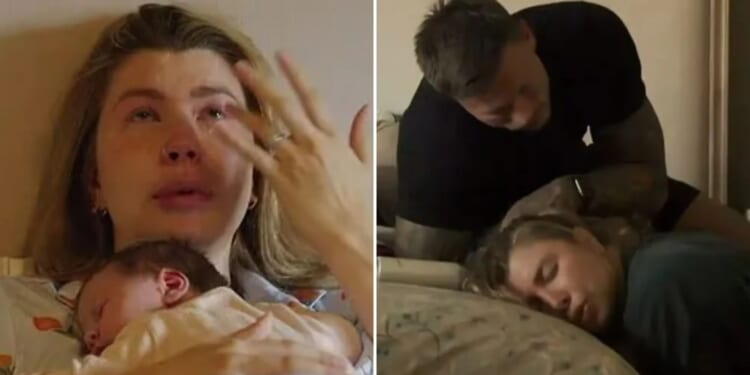 Olivia Bowen fans break down in tears watching traumatic scenes as she recounts near-fatal labour