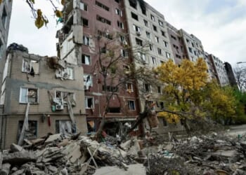 Two kids among civilians killed in huge Russian blitz on Ukraine as Putin targets power plants that keep families warm