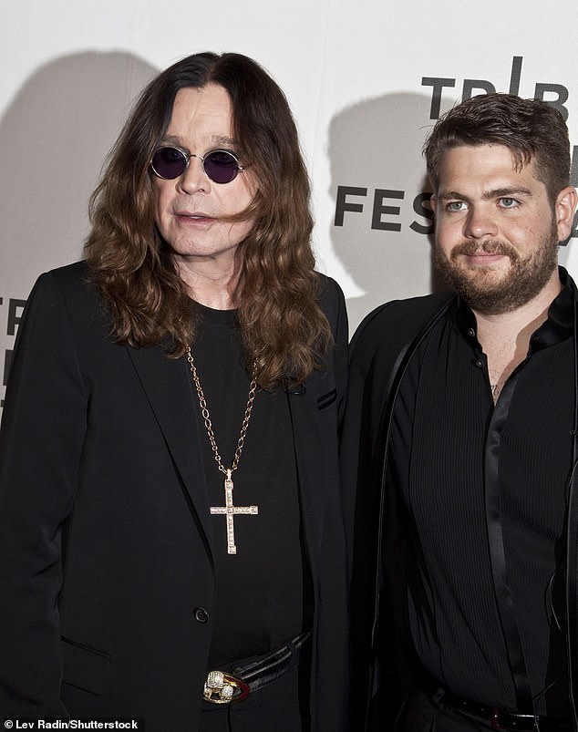 The Black Sabbath legend died of heart failure aged 76 at his Buckinghamshire home on July 22, just two weeks after performing a farewell concert with his bandmates at Birmingham 's Villa Park (pictured with dad Ozzy in 2011)