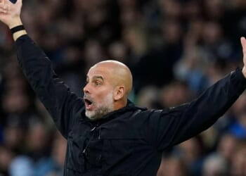Pep Guardiola raging with referee after Bournemouth win and claims Man City have been treated unfairly for a DECADE