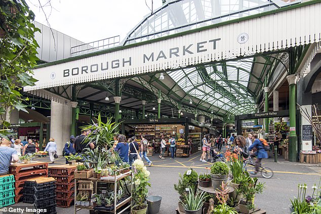 Borough Market, based at London Bridge, is asking food reviewers to 'apply for permission' to film before they visit and has outright banned it on the weekend