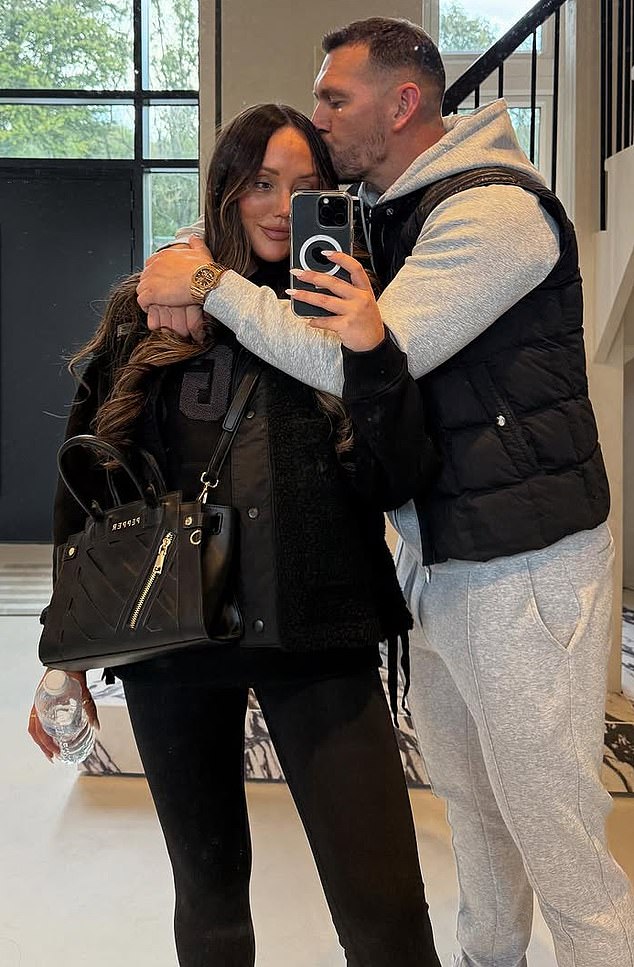 Charlotte pictured with fiancé Jake Ankers. In May, she sold her Sunderland mansion for £1,400,000